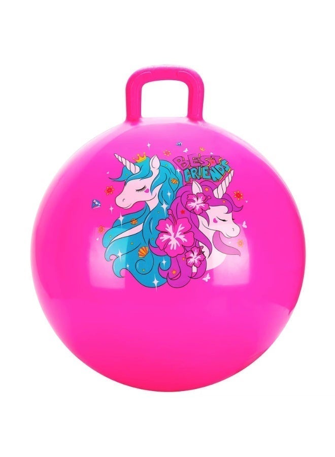 Bouncy ball with handle for children in wonderful shapes to play everywhere, various shapes and colors